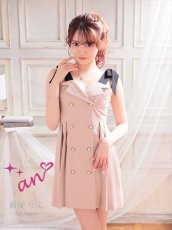画像6: [Andy/an][an]リボン・襟付き・ノースリーブ・ボタン・Aライン・ミニドレス・ワンピース《送料＆代引き手数料無料》 (6)