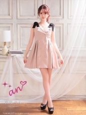 画像7: [Andy/an][an]リボン・襟付き・ノースリーブ・ボタン・Aライン・ミニドレス・ワンピース《送料＆代引き手数料無料》 (7)