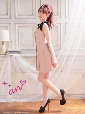 画像8: [Andy/an][an]リボン・襟付き・ノースリーブ・ボタン・Aライン・ミニドレス・ワンピース《送料＆代引き手数料無料》 (8)