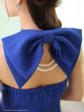 画像6: [Andy/an]ミニ・ビッグリボン・ホルターネック・Aライン・パール・ファスナー・ボタン・ミニドレス・ワンピース《送料＆代引き手数料無料》 (6)