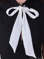 画像14: [Andy/an][an]襟付き・リボン・バストジップ・ノースリーブ・バイカラー・プリーツ・ワンピース・ミニドレス《送料＆代引き手数料無料》 (14)