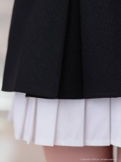 画像16: [Andy/an][an]襟付き・リボン・バストジップ・ノースリーブ・バイカラー・プリーツ・ワンピース・ミニドレス《送料＆代引き手数料無料》 (16)