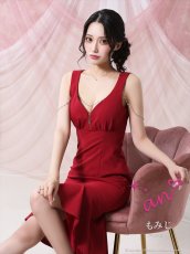 画像6: [Andy/an][an]チャーム付き ノースリーブ バストジップ テールカット マーメイド ミディアムドレス キャバドレス《送料＆代引き手数料無料》 (6)