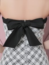 画像14: [Andy/an][an]チェック柄・ベア・タイト・バックリボン・ミニ丈・ミニドレス・キャバドレス《送料＆代引き手数料無料》 (14)