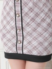 画像10: [Andy/an][an]チェック柄・ベア・タイト・バックリボン・ミニ丈・ミニドレス・キャバドレス《送料＆代引き手数料無料》 (10)