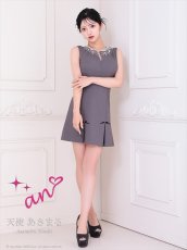 画像11: [Andy/an][an]ノースリーブ・フレア・ビジュー・リボン・Aライン・ミニドレス・ワンピース《送料＆代引き手数料無料》 (11)