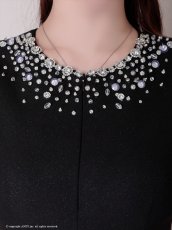 画像15: [Andy/an][an]ノースリーブ・フレア・ビジュー・リボン・Aライン・ミニドレス・ワンピース《送料＆代引き手数料無料》 (15)