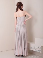 画像12: [Andy/an][Andy]ビジュー・ラメ・プリーツ・キャミソール・スリット・ストレッチ・フレア・ロングドレス・キャバドレス《送料＆代引き手数料無料》 (12)