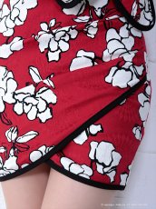 画像12: [SALE品のため返品不可＆再入荷なしの現品限り][Andy/an][Andy]花柄 フリル リボン ノースリーブ タイト ミニドレス ワンピース《送料＆代引き手数料無料》 (12)