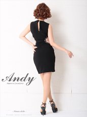 画像5: [SALE品のため返品不可＆再入荷なしの現品限り][Andy/an][Andy]ノースリーブ ・ビジュー・蝶モチーフ・サイドカットアウト・タイト・ミニドレス・ワンピース《送料＆代引き手数料無料》 (5)