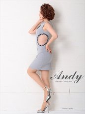 画像8: [SALE品のため返品不可＆再入荷なしの現品限り][Andy/an][Andy]ノースリーブ ・ビジュー・蝶モチーフ・サイドカットアウト・タイト・ミニドレス・ワンピース《送料＆代引き手数料無料》 (8)
