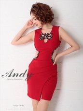 画像10: [SALE品のため返品不可＆再入荷なしの現品限り][Andy/an][Andy]ノースリーブ ・ビジュー・蝶モチーフ・サイドカットアウト・タイト・ミニドレス・ワンピース《送料＆代引き手数料無料》 (10)