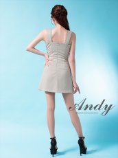 画像13: [Andy/an][Andy]ベルトショルダー・サイドスピンドル・ノースリーブ・フレア・ミニドレス・キャバドレス《送料＆代引き手数料無料》 (13)
