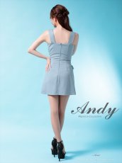 画像17: [Andy/an][Andy]ベルトショルダー・サイドスピンドル・ノースリーブ・フレア・ミニドレス・キャバドレス《送料＆代引き手数料無料》 (17)