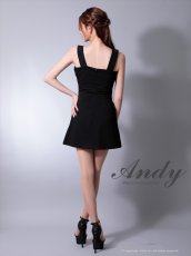 画像4: [Andy/an][Andy]ベルトショルダー・サイドスピンドル・ノースリーブ・フレア・ミニドレス・キャバドレス《送料＆代引き手数料無料》 (4)