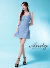 画像6: [Andy/an][Andy]ベルトショルダー・サイドスピンドル・ノースリーブ・フレア・ミニドレス・キャバドレス《送料＆代引き手数料無料》 (6)