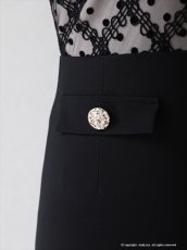 画像14: [Andy/an][Andy]ドット・レース・バストカット・ノースリーブ・フリル・マーメイド・ミニドレス・ワンピース《送料＆代引き手数料無料》 (14)