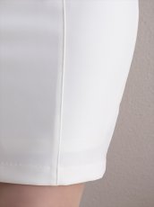 画像16: [Andy/an]五分袖・ミニ・白黒・フリル・リボン・飾りボタン・パフスリーブ・タイト・ミニドレス・ワンピース《送料＆代引き手数料無料》 (16)