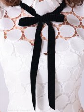 画像16: [Andy/an][Andy]半袖・ドットレース・リボン・タイト・ミニドレス・ワンピース《送料＆代引き手数料無料》 (16)