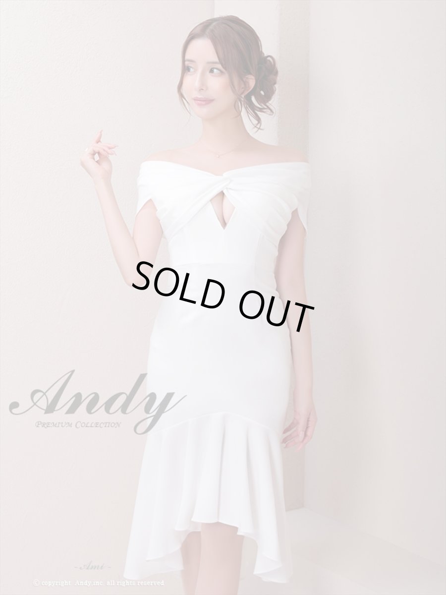 画像11: [Andy/an][Andy]フリル・オフショルダー・マーメイド・ノースリーブ・ミディアムドレス・ワンピース《送料＆代引き手数料無料》 (11)