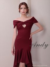 画像12: [Andy/an][Andy]フリル・オフショルダー・マーメイド・ノースリーブ・ミディアムドレス・ワンピース《送料＆代引き手数料無料》 (12)