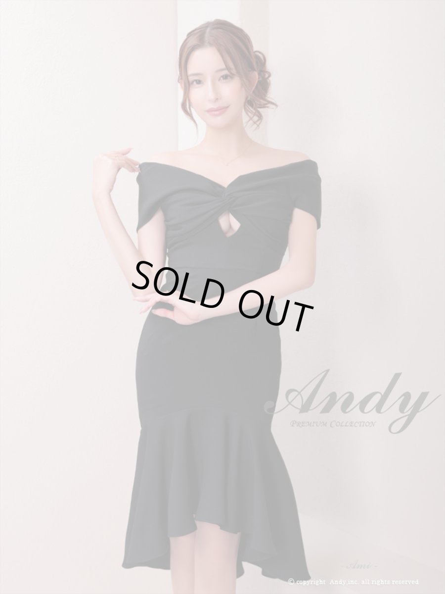 画像13: [Andy/an][Andy]フリル・オフショルダー・マーメイド・ノースリーブ・ミディアムドレス・ワンピース《送料＆代引き手数料無料》 (13)