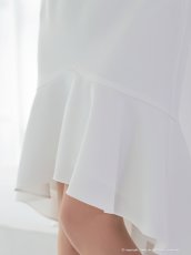 画像18: [ XS-Mサイズ / 3カラー ][Andy/an]アシンメトリー・フロントジップ・テールカット・セットアップ・ミディアムドレス《送料＆代引き手数料無料》 (18)