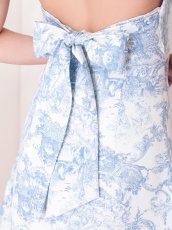 画像14: [Andy/an][Andy]ミニ・ホルターネック・花柄・プリント・リボン・ファスナー・Aライン・ノースリーブ・ミニドレス・ワンピース《送料＆代引き手数料無料》 (14)