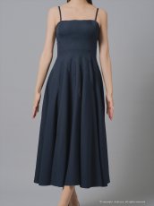 画像15: [Andy/an][Andy]ノースリーブ・プリーツ・肩ストラップ・Aライン・ロングドレス・ワンピース《送料＆代引き手数料無料》 (15)