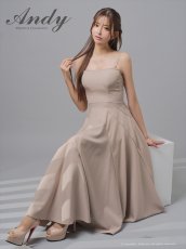 画像7: [Andy/an][Andy]ノースリーブ・プリーツ・肩ストラップ・Aライン・ロングドレス・ワンピース《送料＆代引き手数料無料》 (7)