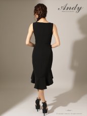 画像8: [Andy/an][Andy] ノースリーブ・フリル・アシンメトリー・トライアングルカット・ミニドレス・タイト・ワンピース《送料＆代引き手数料無料》 (8)