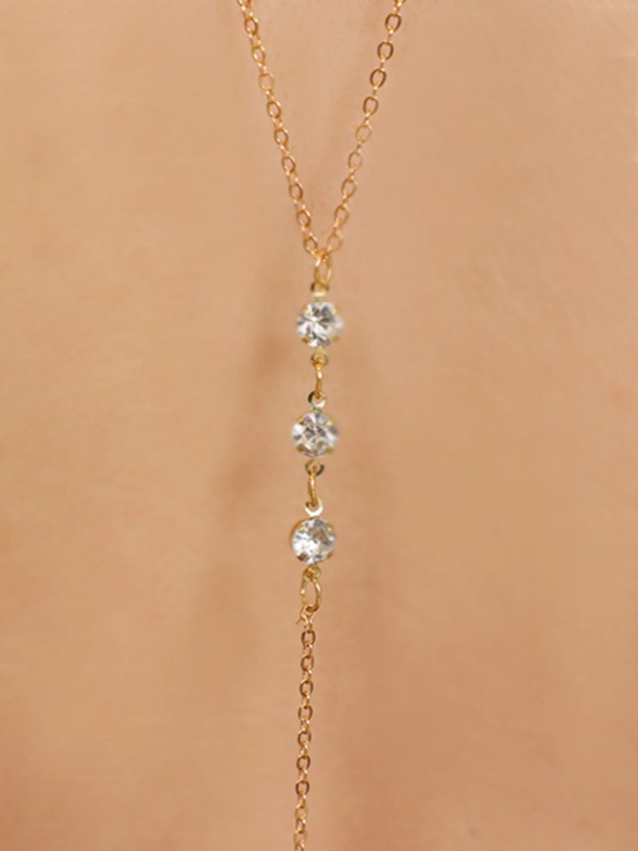 画像10: [Veautt]バックチェーン・ フロントギャザー・タイト・ ミディアムドレス《送料＆代引き手数料無料》 (10)