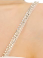 画像9: [Veautt]メッシュン・ロングスリーブ・ビジュー・ミディアム・タイトドレス《送料＆代引き手数料無料》 (9)