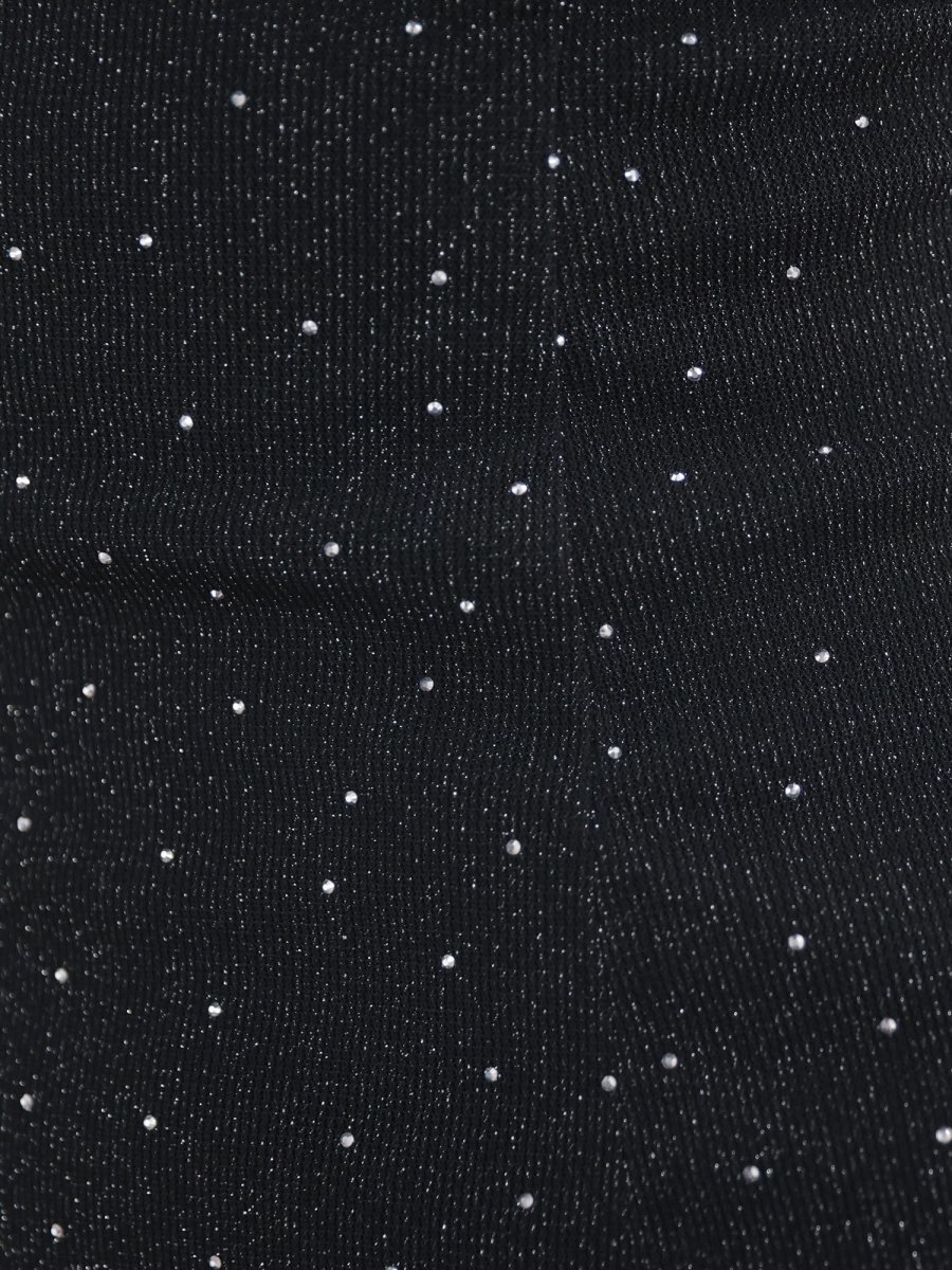 画像7: [Veautt]ワンショルダー・アシンメトリー・バストカット・チェーン・ラメ ・半袖 ・タイト・ミディアムドレス《送料＆代引き手数料無料》 (7)