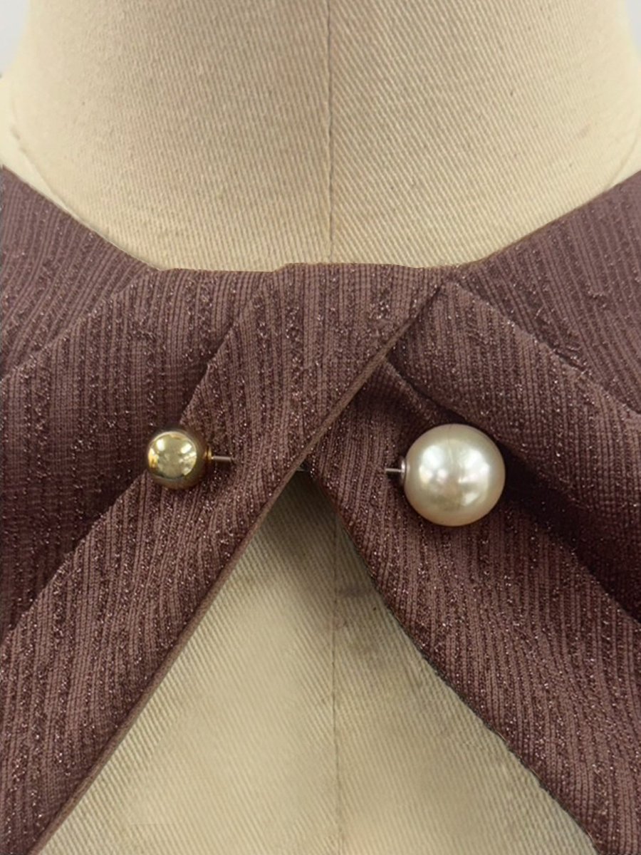 画像6: [Veautt]ノースリーブ・パールピン・バストカット・ラメ生地・ストレッチ・タイト・ミディアムドレス《送料＆代引き手数料無料》 (6)