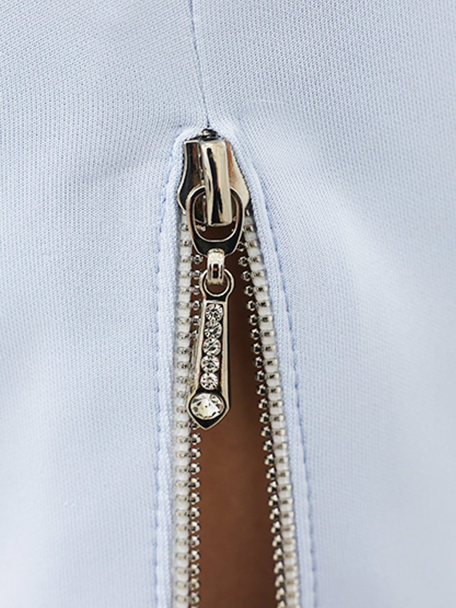 画像8: [Veautt]アシンメトリーショルダー・ サテン・ サイドファスナー・ ミディアムタイトドレス《送料＆代引き手数料無料》 (8)