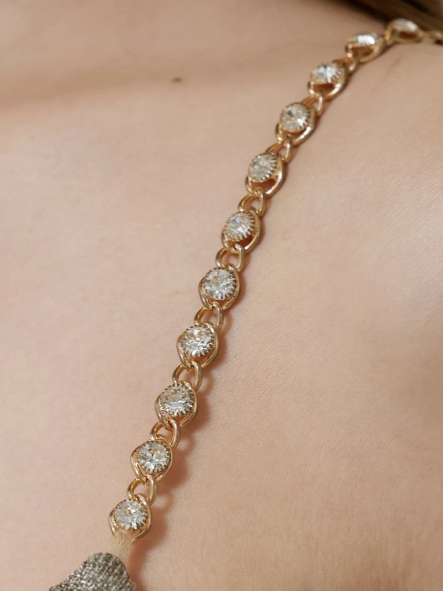 画像7: [Veautt]アシンメトリーショルダー・スタッズ・ミディアムドレス《送料＆代引き手数料無料》 (7)