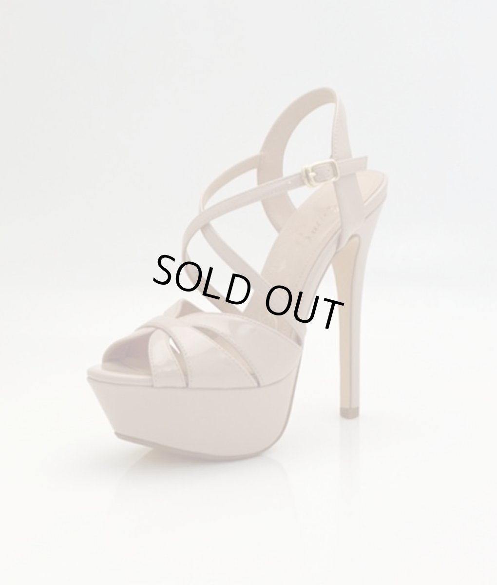 画像3: [一部予約販売][Blue Buterfly]前厚・プラットフォーム・16cmヒール・ストーム・アンクルストラップ付・ハイヒール・サンダル[送料無料] (3)