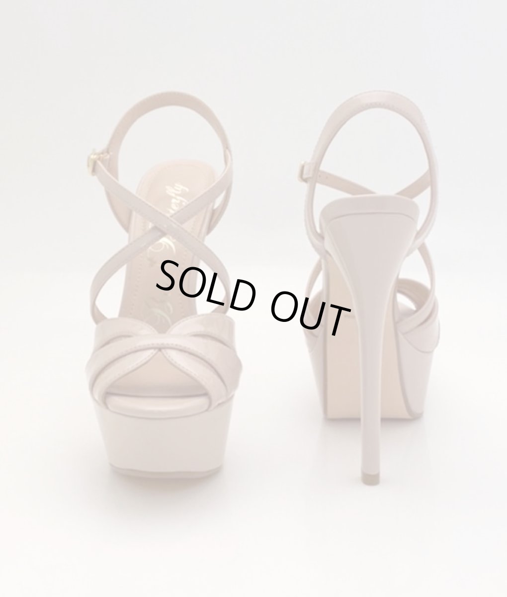 画像7: [一部予約販売][Blue Buterfly]前厚・プラットフォーム・16cmヒール・ストーム・アンクルストラップ付・ハイヒール・サンダル[送料無料] (7)