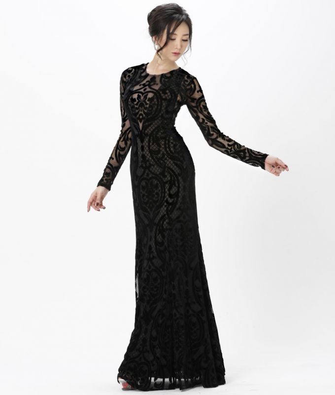 BCBG MAXAZRIA プリーツ ティアード チュール ブラック　ワンピース セール】 チュールティアードワンピース （ロング・マキシ丈