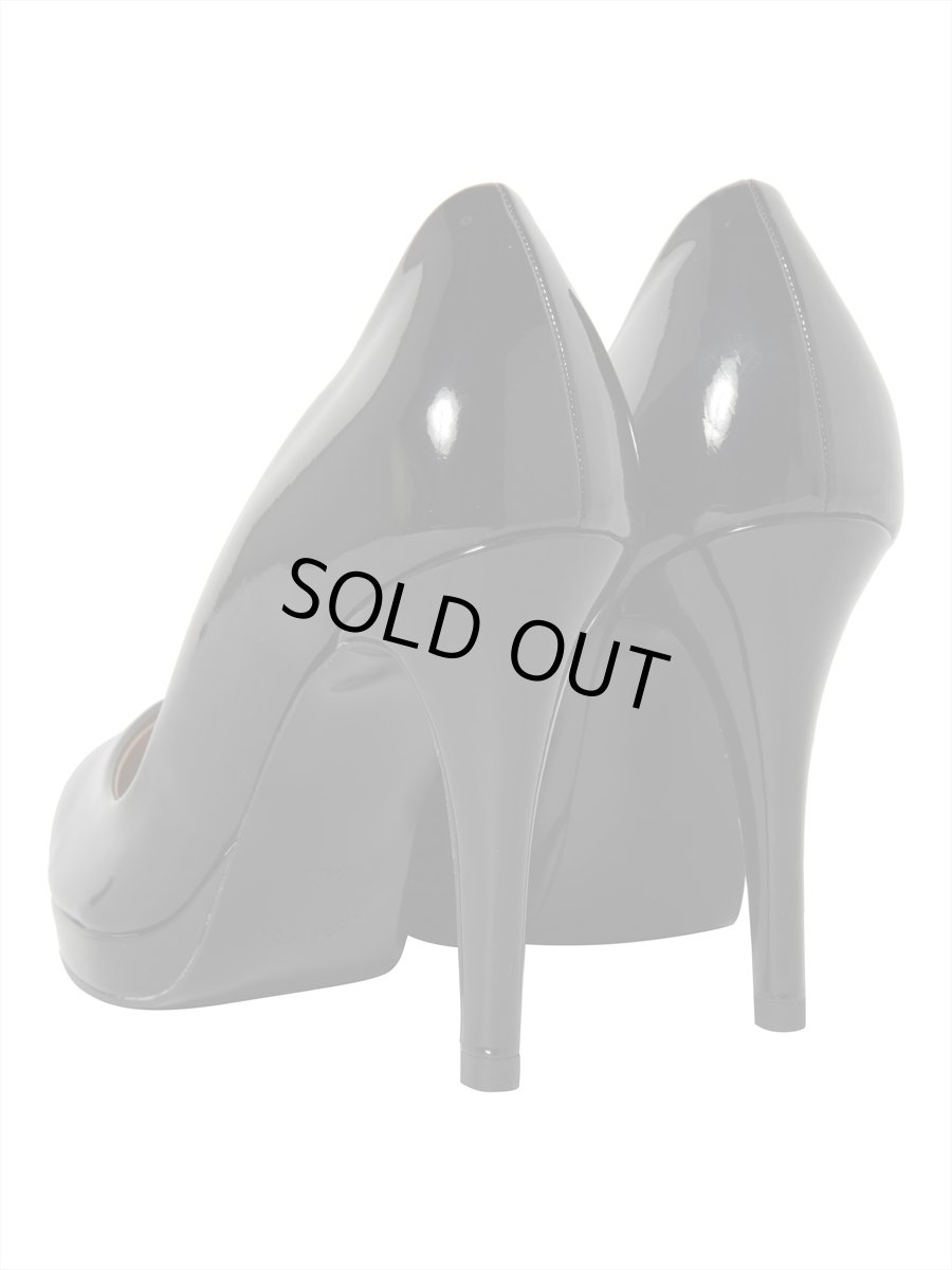 画像4: [パンプス]シンプル・ポインテッドトゥ・エナメル10cmヒール・プラットホーム・ハイヒール・ピンヒール・パンプス[送料無料] (4)