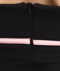 画像12: [韓国製][rinfarre][SALE品のため返品不可＆再入荷なしの現品限り]ブラック・ポップライン・ハイウエスト・ノースリーブ・タイト・ミディアムドレス・ワンピース[MIRIN着用][送料無料] (12)