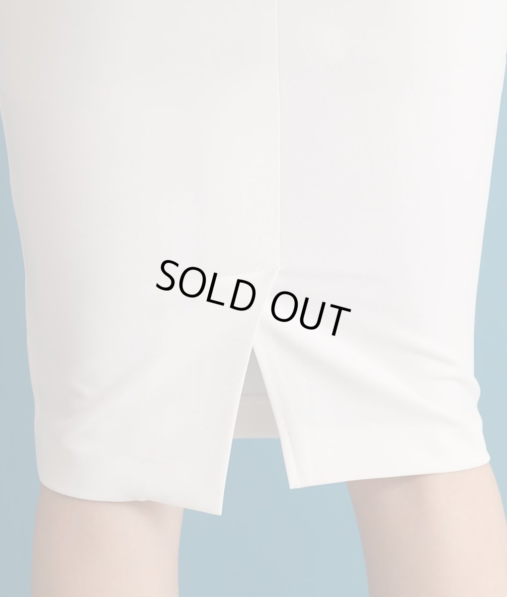 画像13: [韓国製][rinfarre]モノトーン・花柄・プリント・シフォン・ハイネック・ホルターネック・背中開き・タイト・ミディアムドレス・ワンピース[MIRIN着用][送料無料] (13)