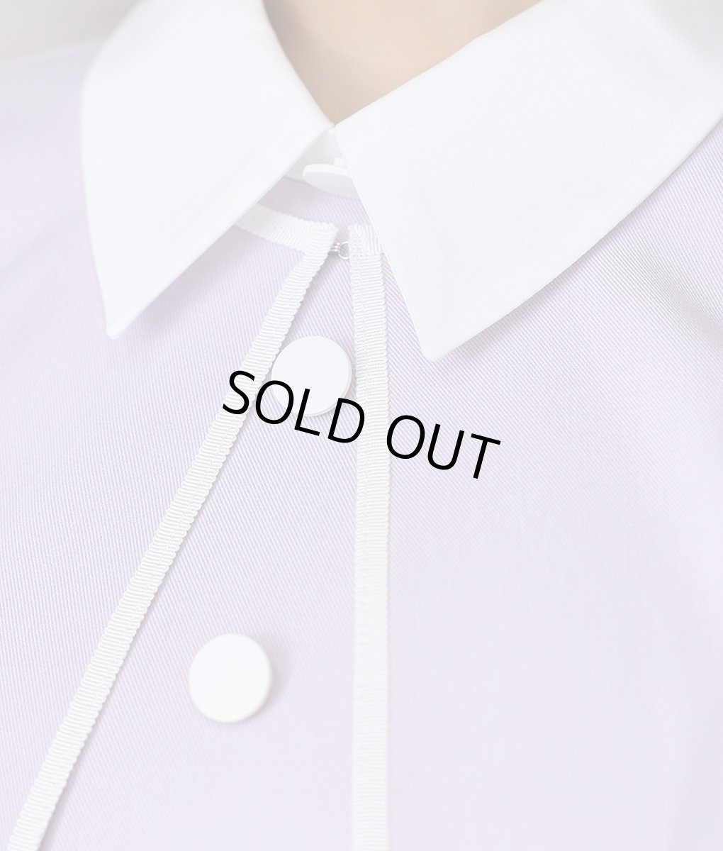 画像10: [韓国製][rinfarre][SALE品のため返品不可＆再入荷なしの現品限り]ポップデザイン・襟&ボタン・半袖 ・タイト・ショート・ミニドレス・ワンピース[MIRIN着用][送料無料] (10)