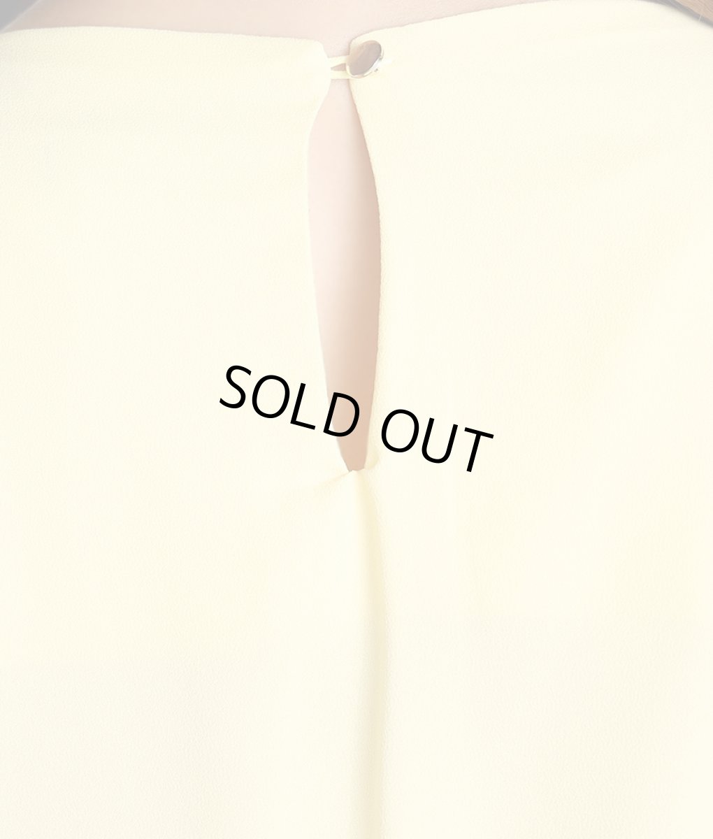 画像15: [rinfarre][SALE品のため返品不可＆再入荷なしの現品限り]プリーツ・ノースリーブ・ハイウエスト・ワイドパンツ・パンツドレス・セットアップ・スーツ[MIRIN着用] (15)