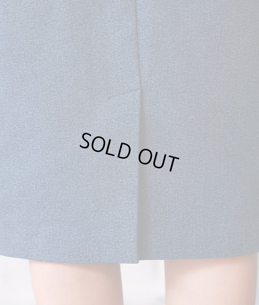画像12: [SALE品のため返品不可＆再入荷なしの現品限り][韓国製][rinfarre]シンプル・デニム・ベア・ハートカット・タイト・ミディアムドレス・ワンピース[れお着用][送料無料] (12)