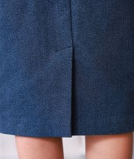 画像12: [SALE品のため返品不可＆再入荷なしの現品限り][韓国製][rinfarre]シンプル・デニム・ベア・ハートカット・タイト・ミディアムドレス・ワンピース[れお着用][送料無料] (12)