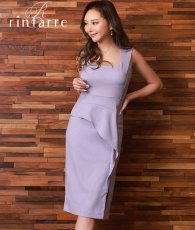 画像2: [セール品のため返品不可＆再入荷なしの現品限り][韓国製][rinfarre]ペプラム・ノースリーブ・スリット・ライトツイード・コルセット風・タイト・ミディアムドレス・ワンピース[山崎みどり着用]myall (2)