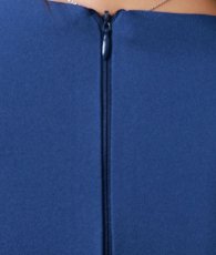画像12: [SALE品のため返品不可＆再入荷なしの現品限り][韓国製][rinfarre]フロントボタン・襟付き・七分袖・スリット・タイト・長袖・ミディアムドレス・ワンピース[MIRIN着用] (12)