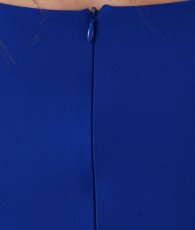 画像10: [韓国製][rinfarre][SALE品のため返品不可＆再入荷なしの現品限り]ブルー・シースルーストラップ・サイドスリット・ノースリーブ・タイト・ロングドレス・ワンピース[山崎みどり着用] (10)